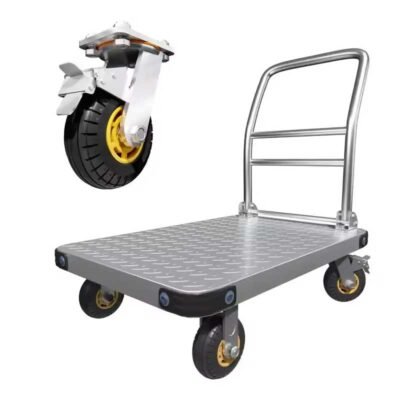 360 degree swivel wheels for heavy duty platform truck flat moving cart hand push dolly