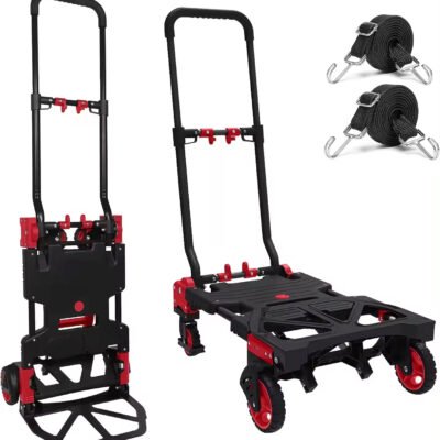Folding Hand Truck: Effortless Transport, Compact and Portable, Boosts Efficiency!