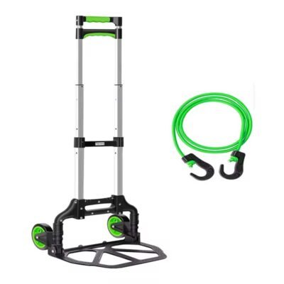 Extended Handle Folding Hand Truck Height Lightweight Indoor and Outdoor Transport Moving