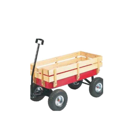 Wooden children's garden cart tool trolley outdoor garden trailer