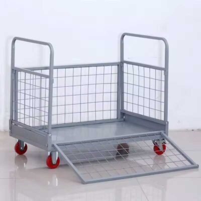 For transport wholesale wheel heavy 4 wheels electric platform hand truck