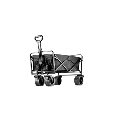 Foldable Beach Trolley Utility Camping Metal Portable Folding Outdoor Wagon Trolley