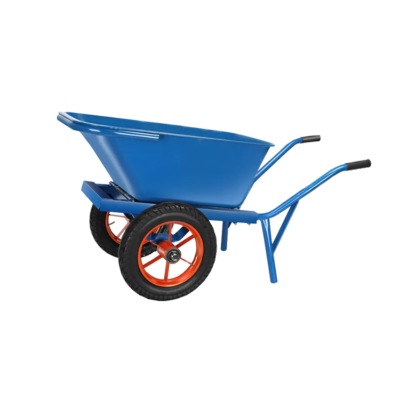 Two-Wheel Wheelbarrow Site Truck Carrying Mud And Sand Rubbish Feed Garden Trolley