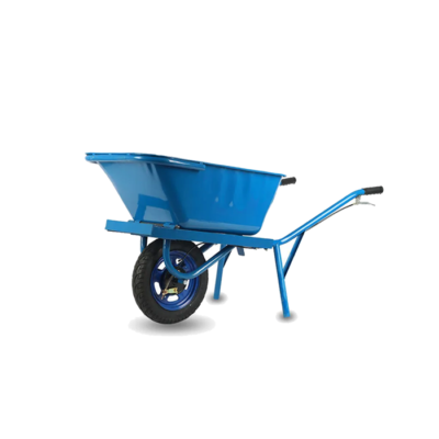 Heavy Duty Steel Wheelbarrow Solid Wheel Steel Material Wheel Barrow