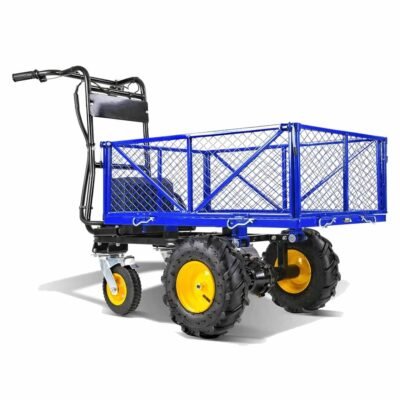 Garden Electric Dump Cart with 4 wheels