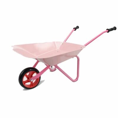 Outdoor Kids Gardening Tools Toys With Pink Kids Wheelbarrow
