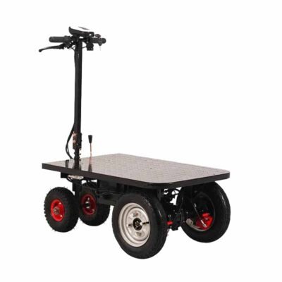 Heavy Duty Electric Trolley Metal Platform Truck