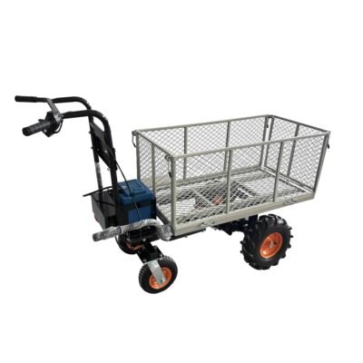 Outdoor Utility Garden Tool Four Wheels Removable Sides Electric Garden Cart