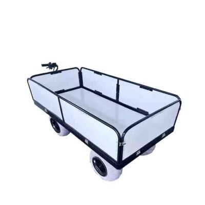 Outdoor Beach Cart 4 Wheels Platform Cargo Beach Hand Cart Trolley