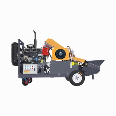 Concrete Trailer Pump High Pressure Stable Concrete Pump for Construction Projects